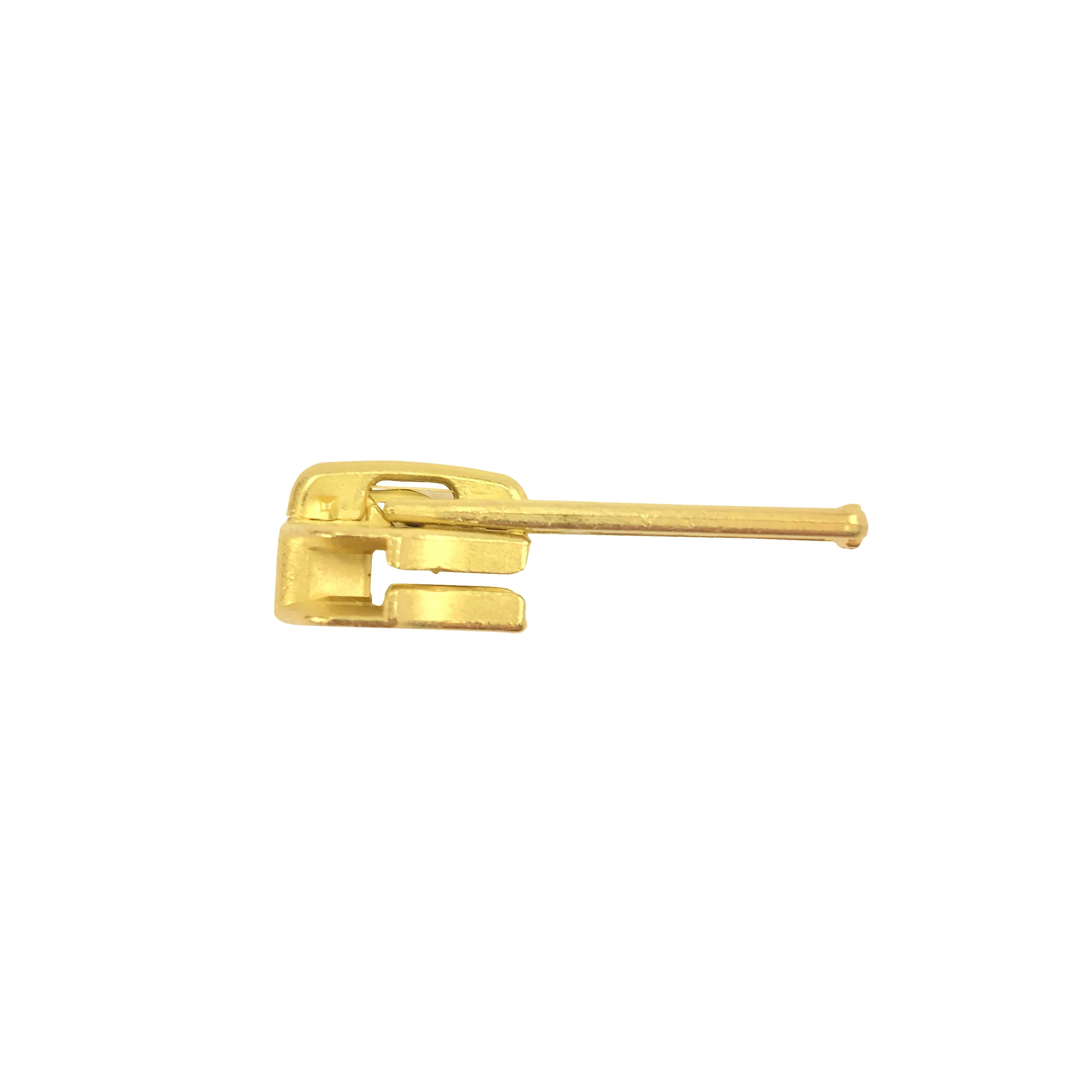 #5 YKK Metal Short Tab Slider Gilt - 10 Pack