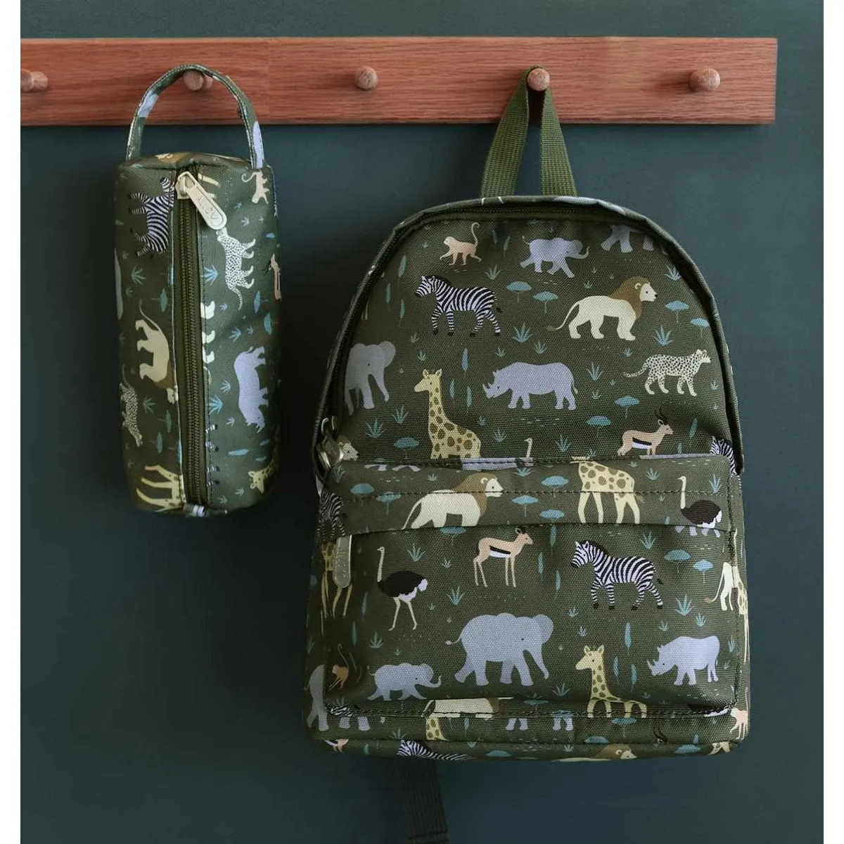 A Little Lovely Company Little Backpack: Savanna