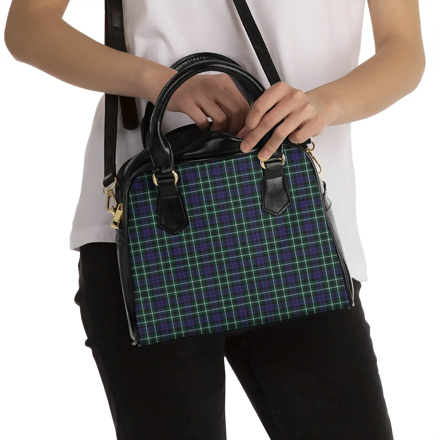 Allardice Tartan Shoulder Handbags