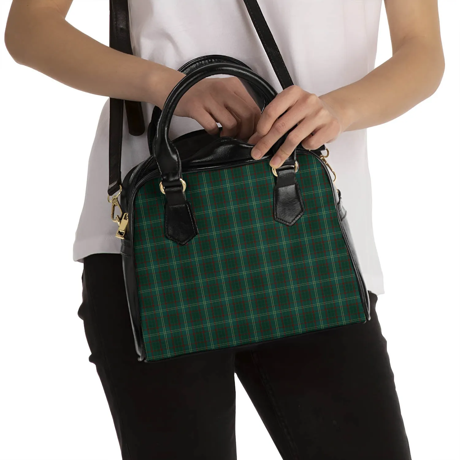 Armagh County Ireland Tartan Shoulder Handbags