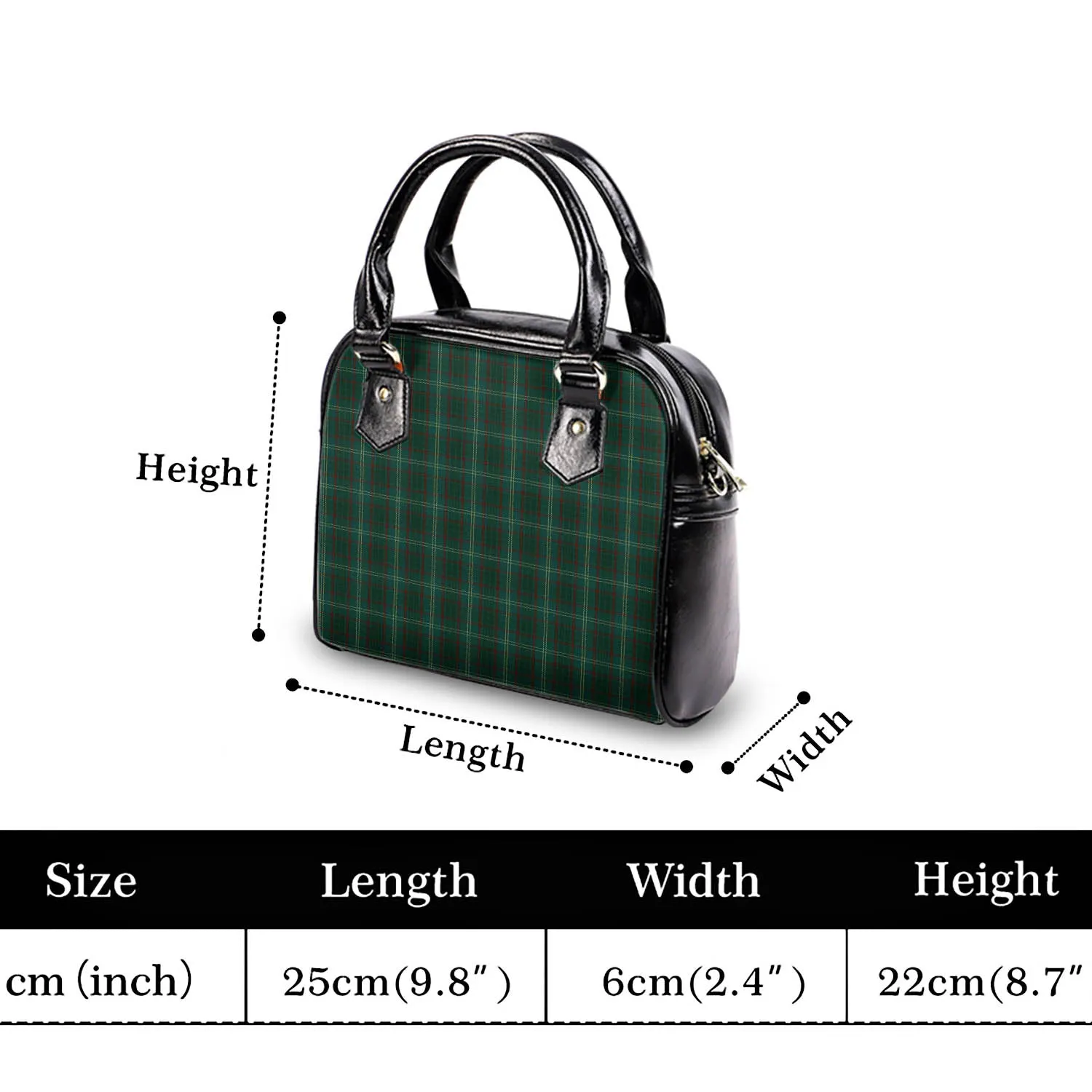 Armagh County Ireland Tartan Shoulder Handbags