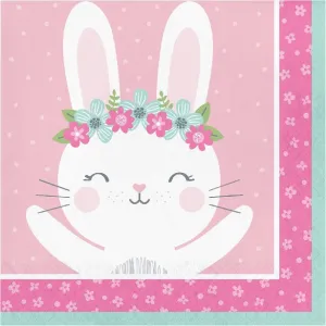 Baby Bunny Napkins - Lunch 16 Pkt