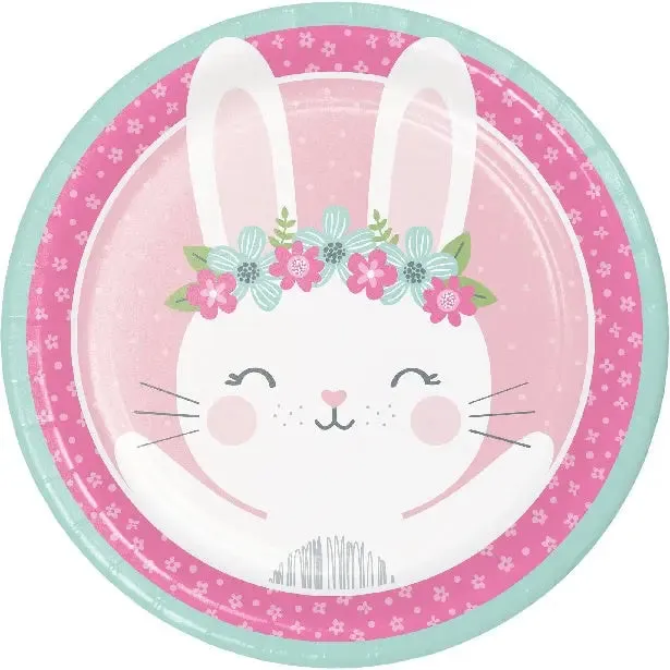 Baby Bunny Plates - Dinner 8 Pkt