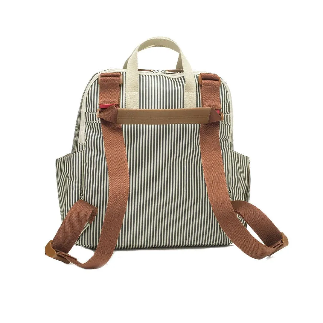 Babymel Robyn ECO Convertible Backpack - Navy Stripe