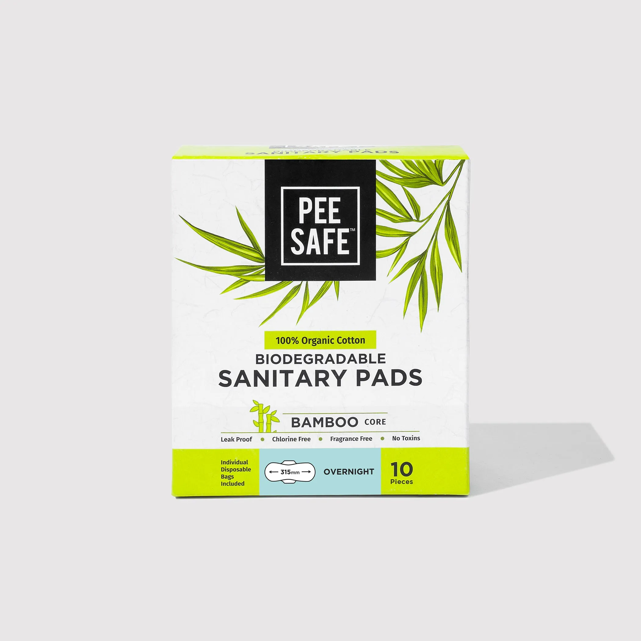 Biodegradable Sanitary Pads - Overnight (Pack of 10)