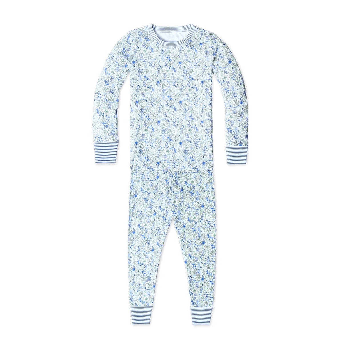 Birth Flowers Two Piece Kids Pajamas - Birth Flowers - Aster Multi