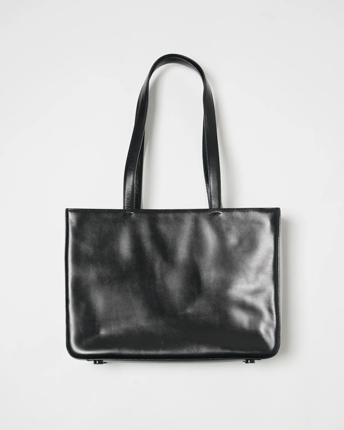 Black Leather Hand Bag