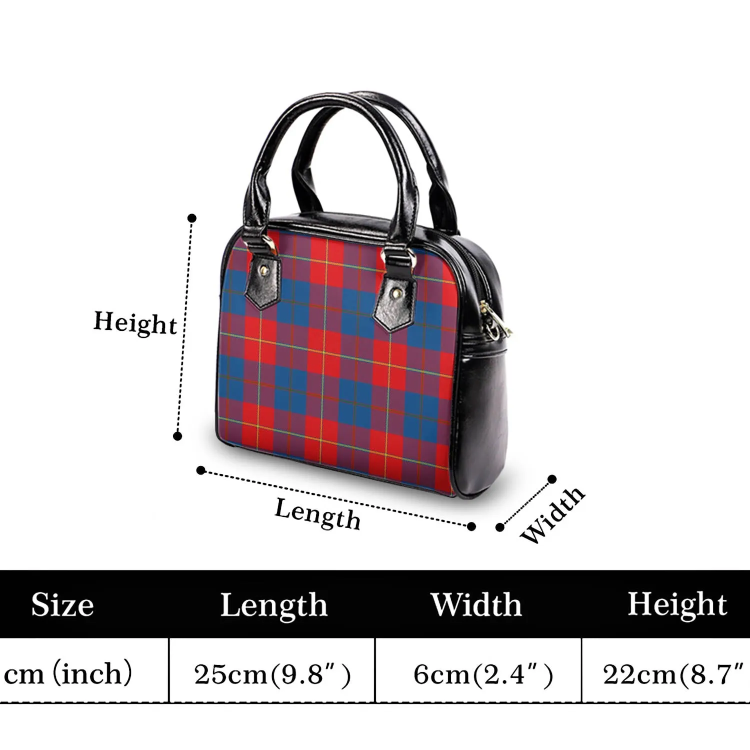 Blane Tartan Shoulder Handbags