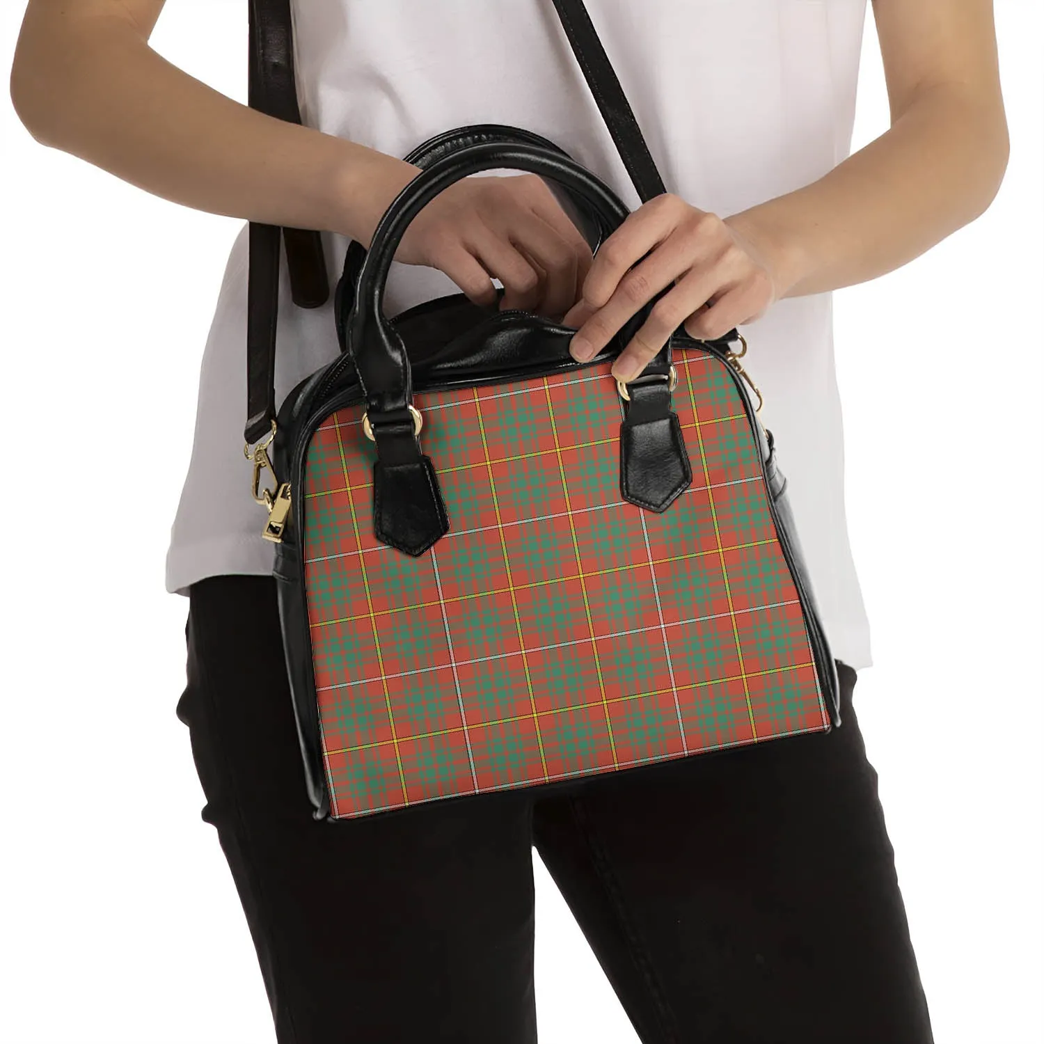 Bruce Ancient Tartan Shoulder Handbags