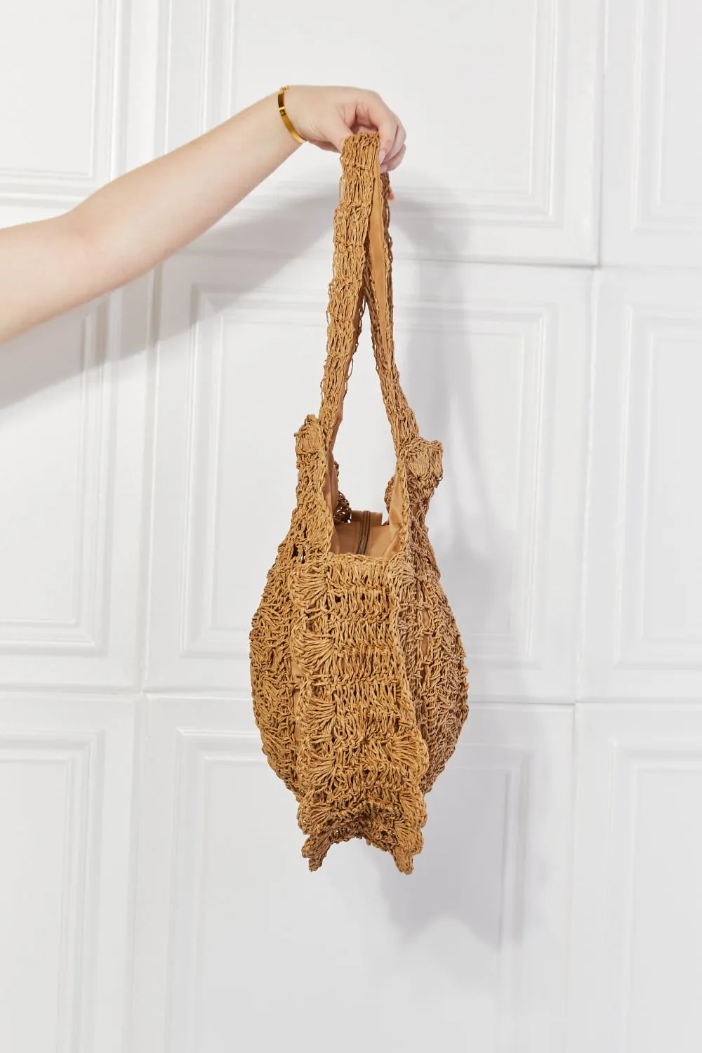 Brunch Time Straw Rattan Handbag