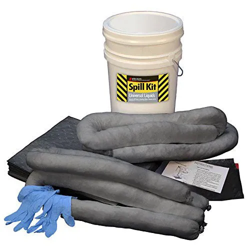 Buffalo Industries 92050 5 Gallon Bucket Universal Spill Kit