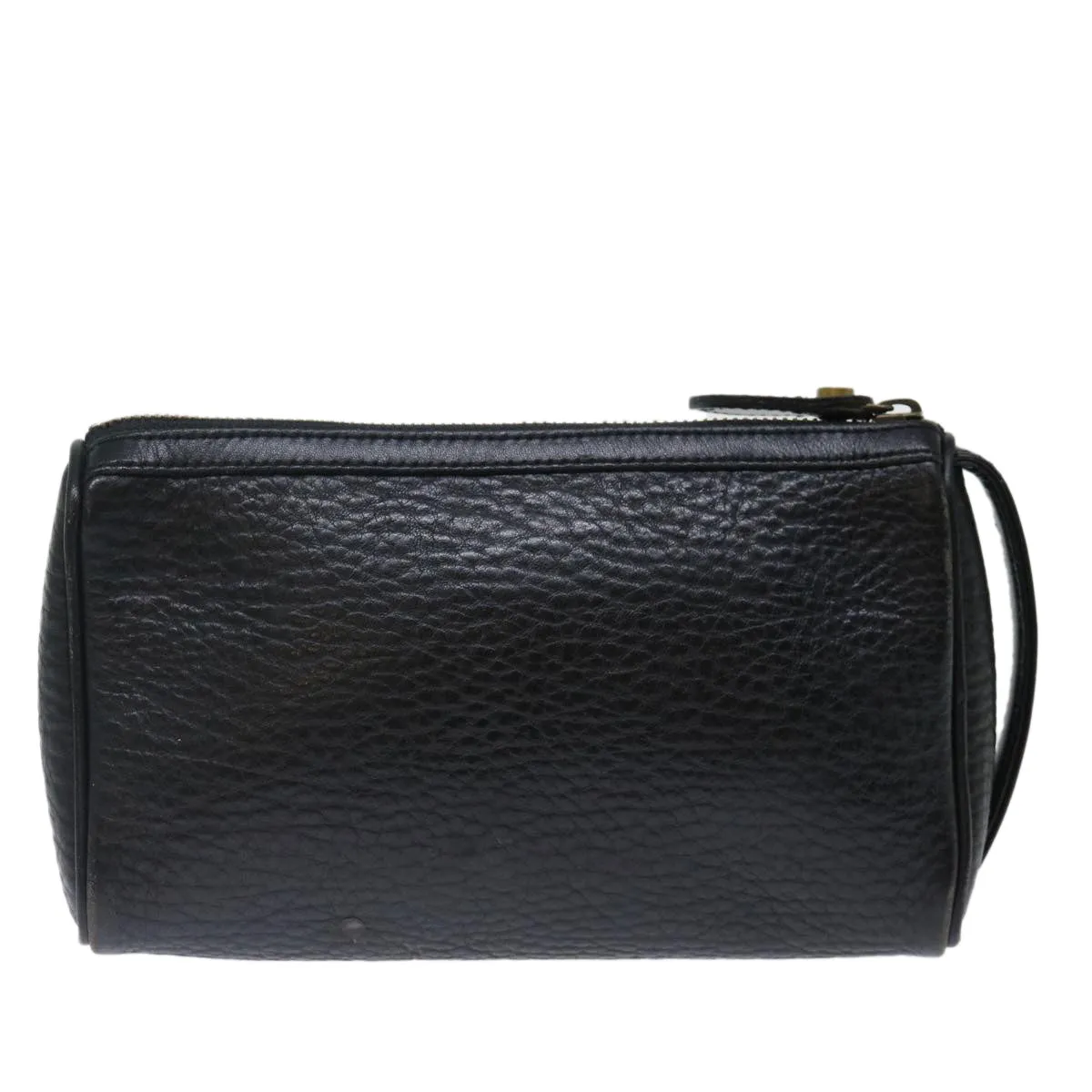 BURBERRYSs Clutch Bag Leather Black  ar11739