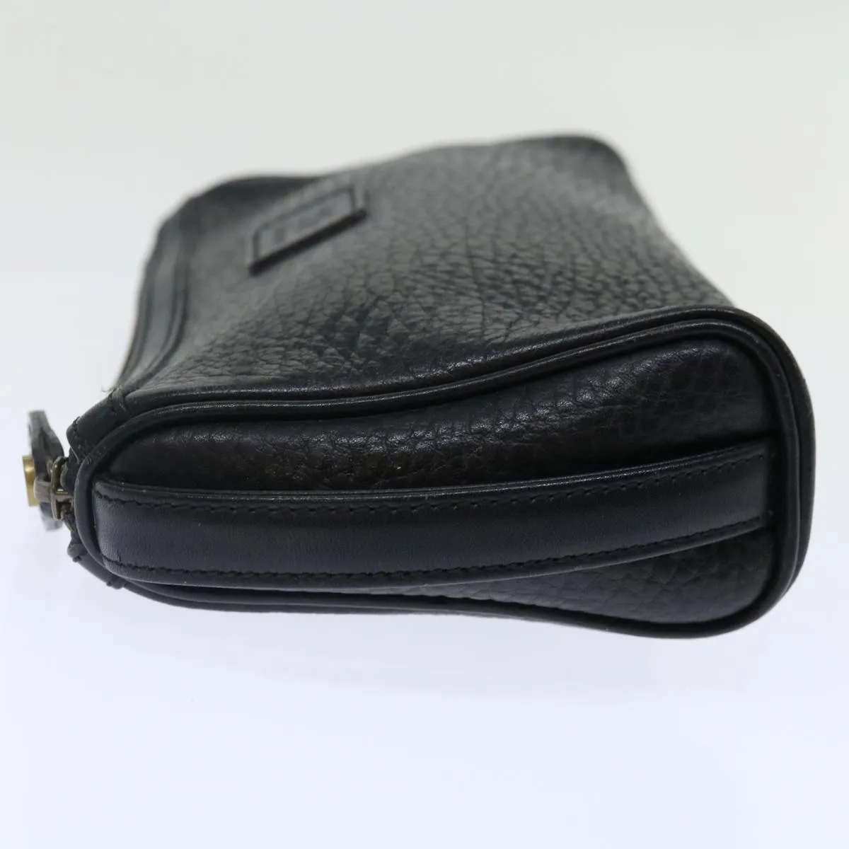 BURBERRYSs Clutch Bag Leather Black  ar11739