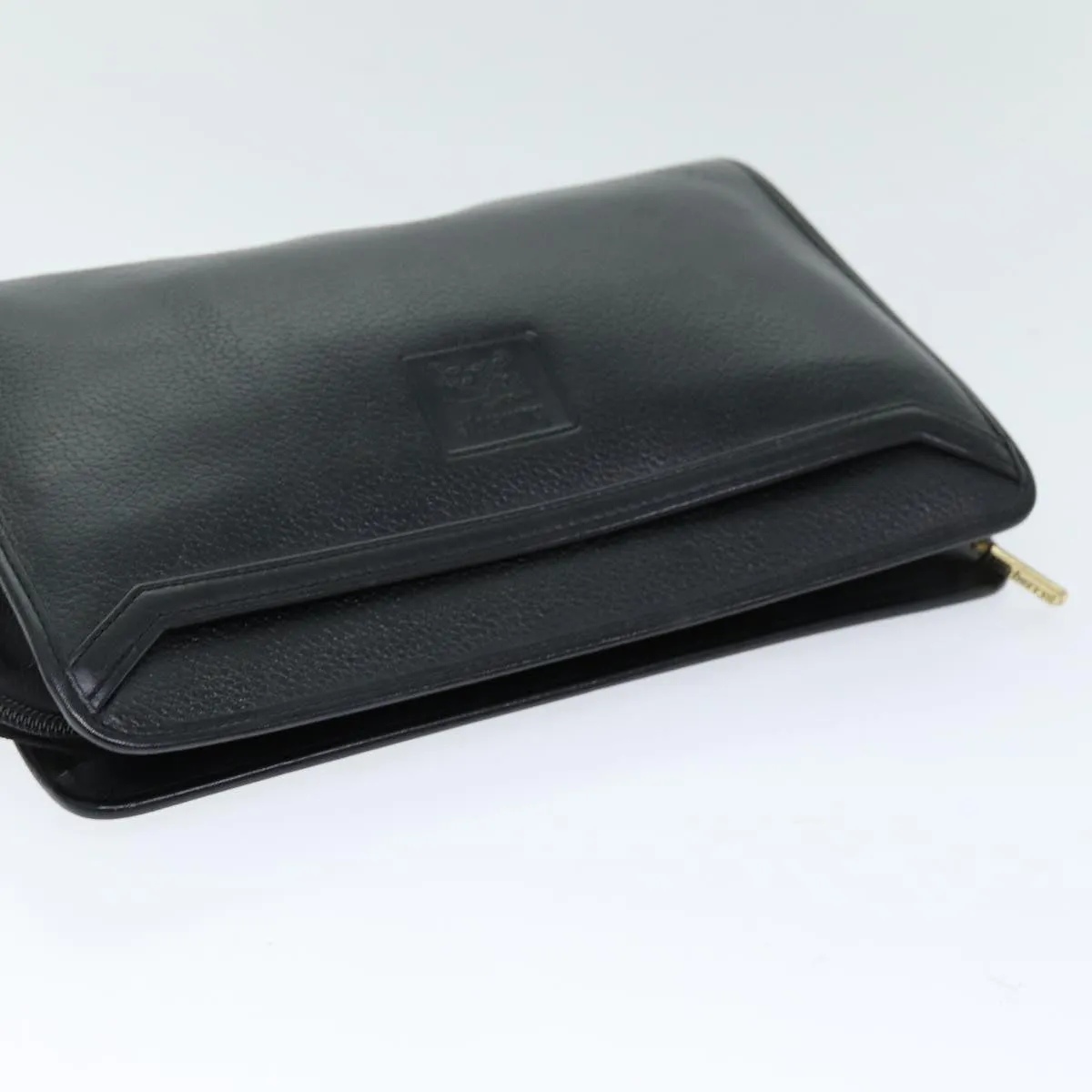 BURBERRYSs Clutch Bag Leather Black  bs14647