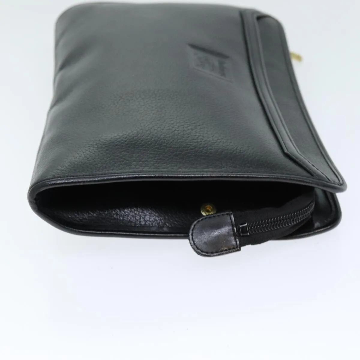 BURBERRYSs Clutch Bag Leather Black  bs14647