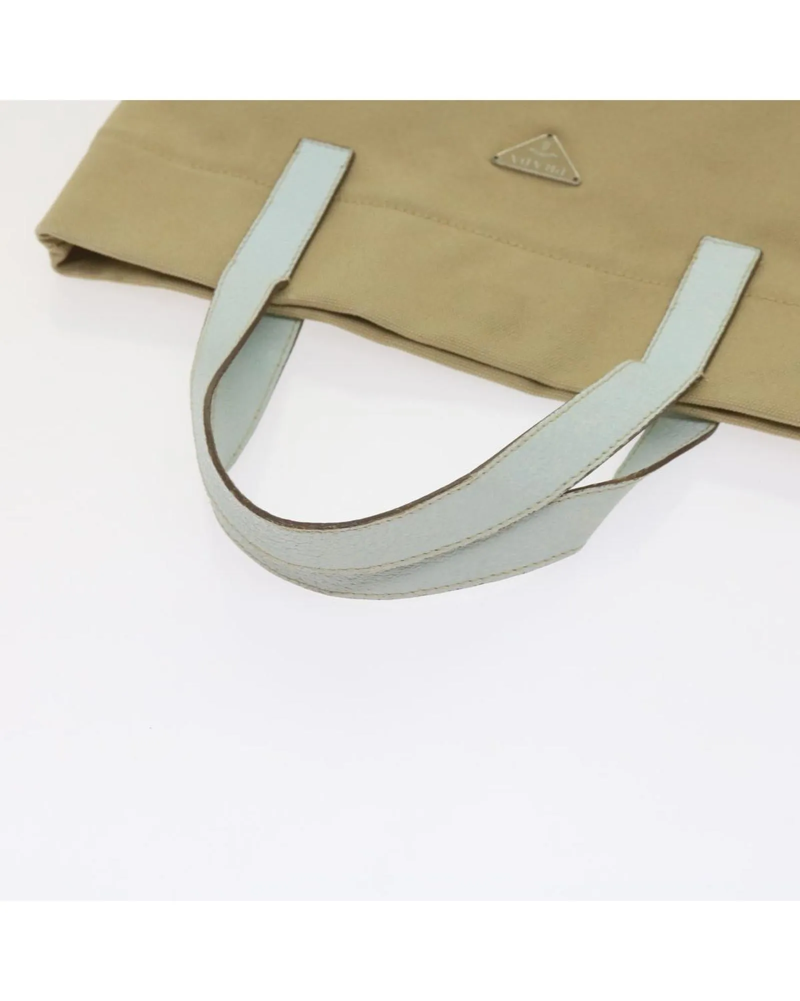 Canvas Beige Hand Bag by Prada