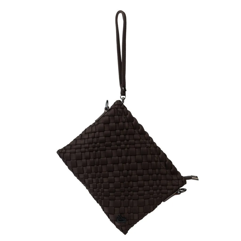 Charlotte Woven Crossbody - Espresso