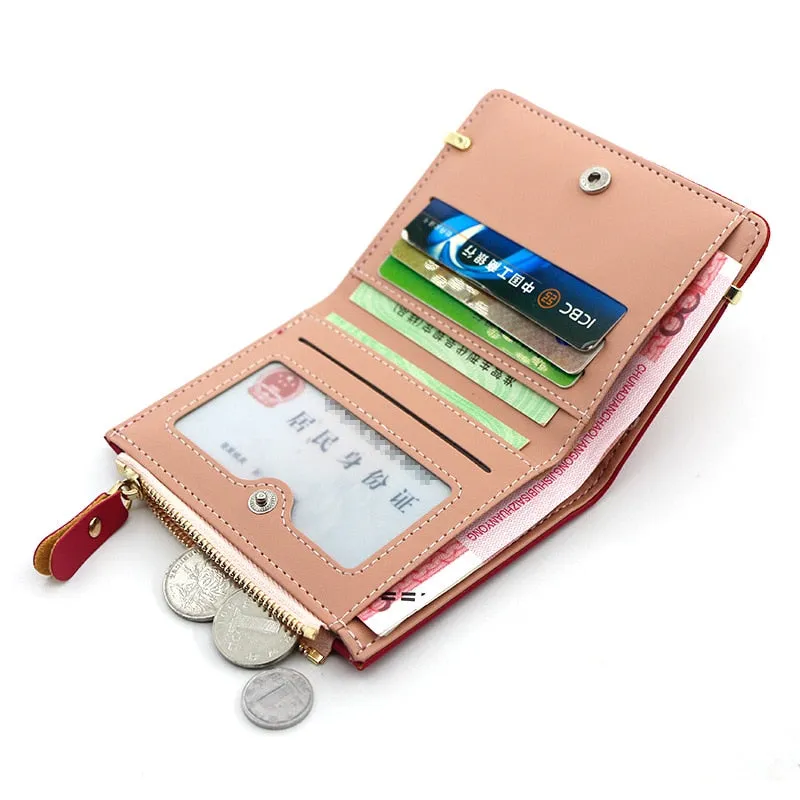 Darianrojas Women's Wallet Short Women Coin Purse Fashion Wallets For Woman Card Holder Small Ladies Wallet Female Hasp Mini Clutch For Girl