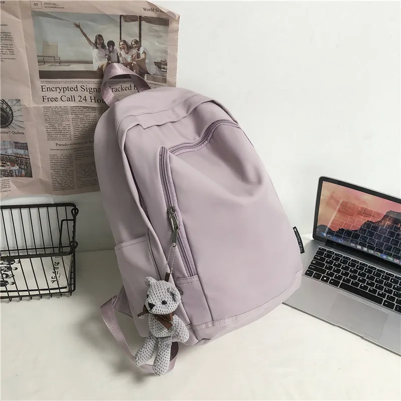 deanwangkt  Schoolbag Men's Ins Korean Harajuku Ulzzang Women's High School and College Student Versatile Large Capacity Travel Backpack Backpack