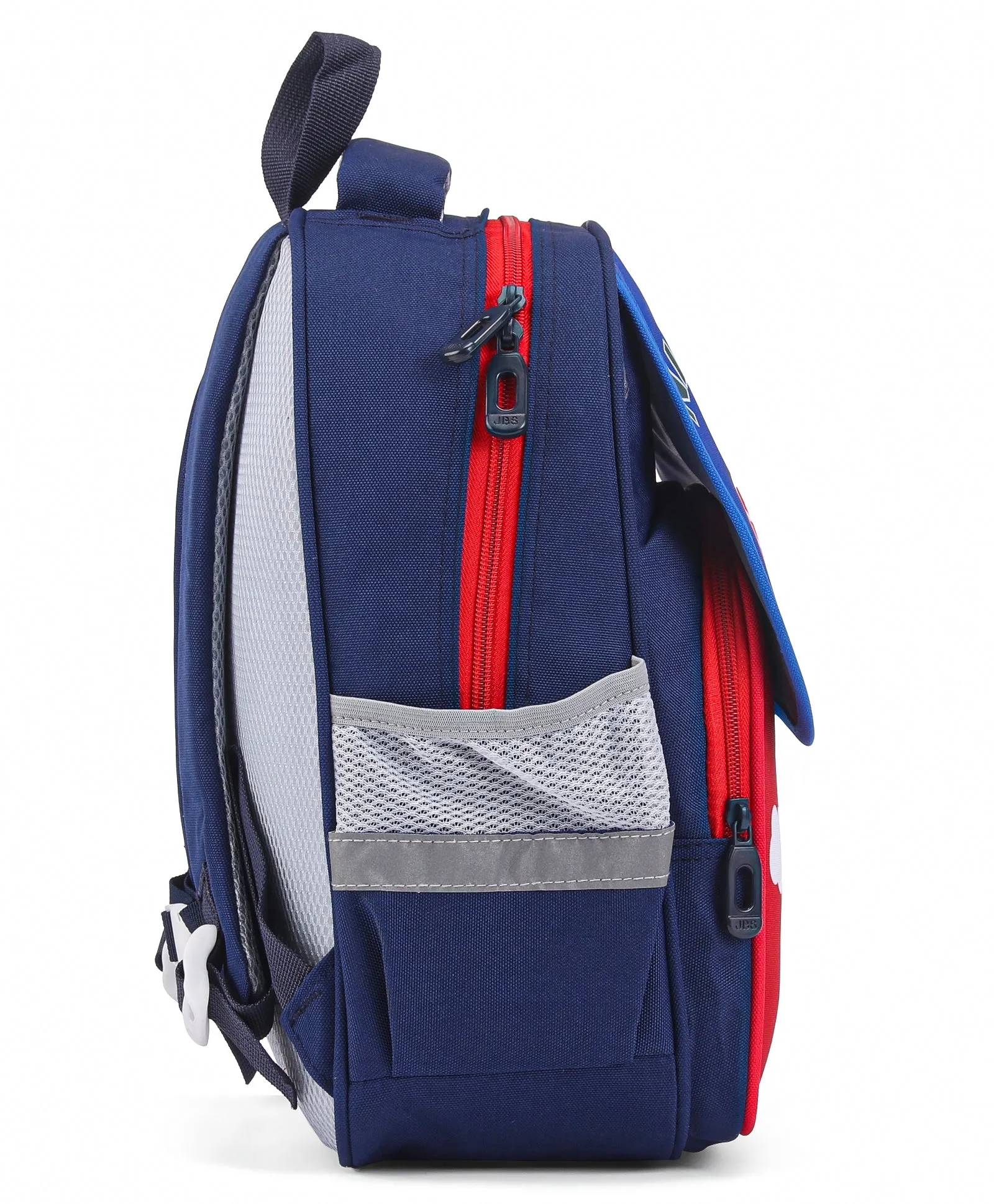 Dino Print Backpack - Blue & Red