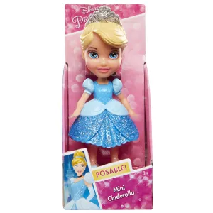 Disney Princess Mini Toddler Doll Cinderella In Blue Dress