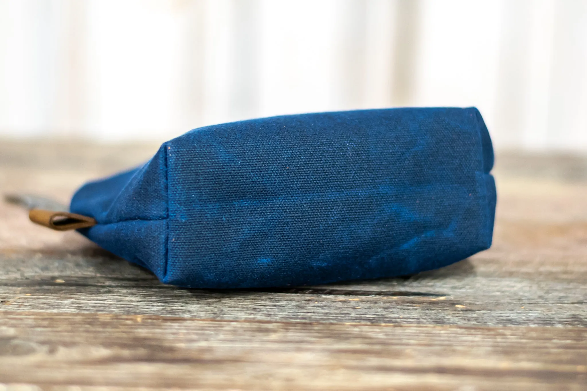 Flagship Colors | Handmade Waxed Canvas Zipper Pouch