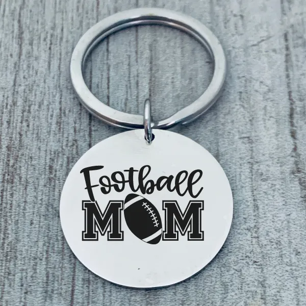 Football Mom Keychain