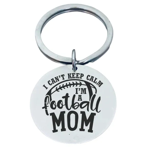 Football Mom Keychain