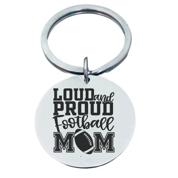 Football Mom Keychain