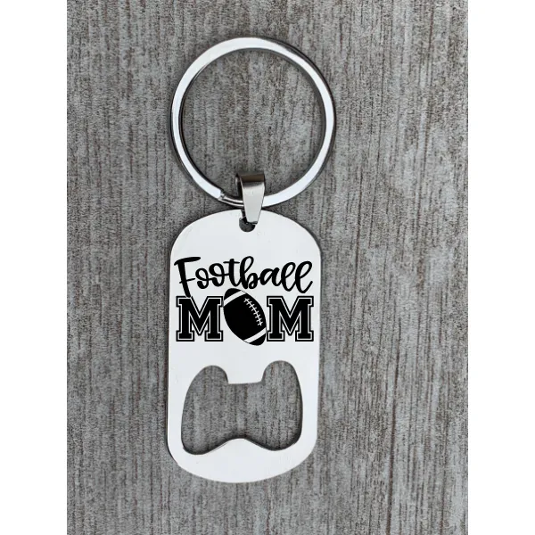 Football Mom Keychain