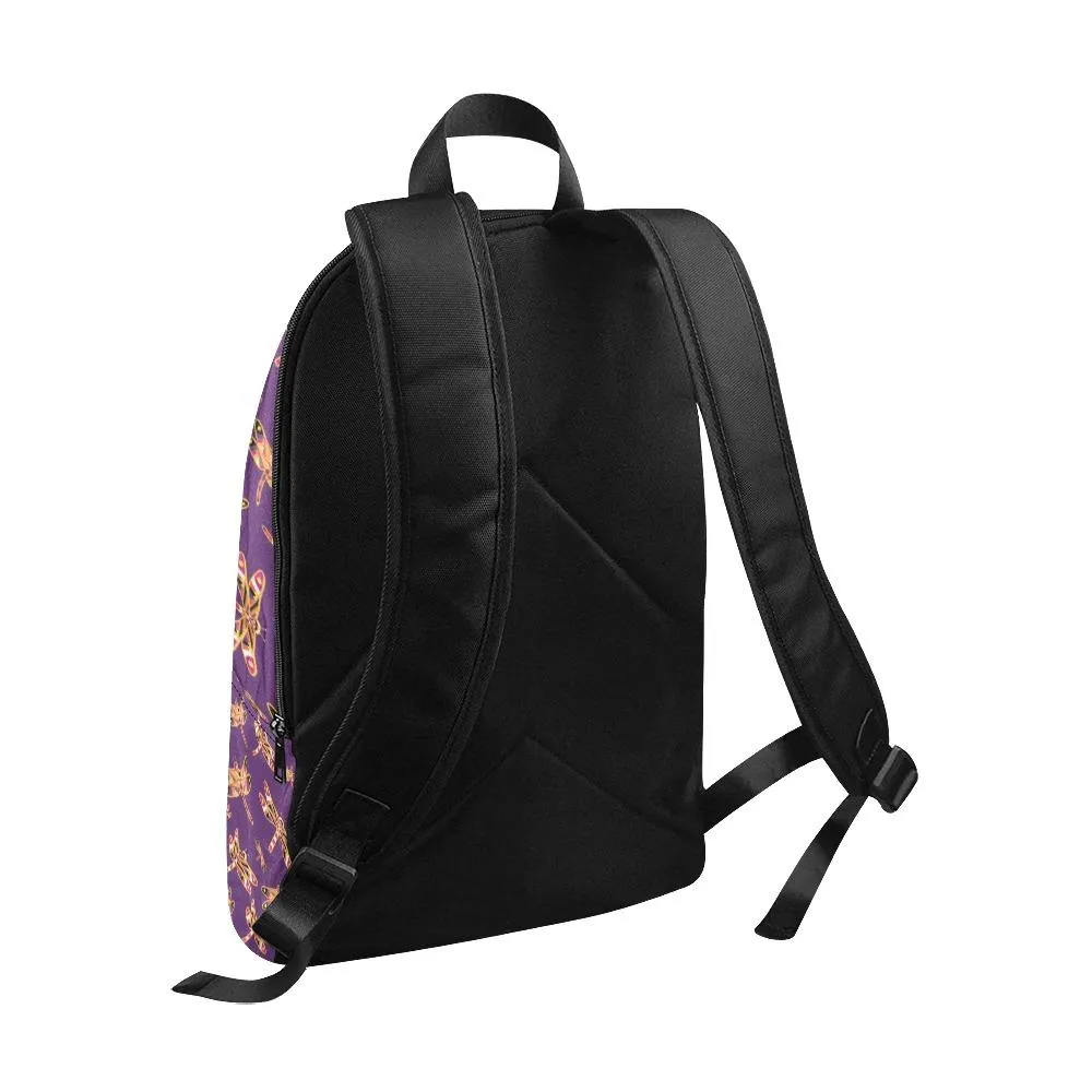 Gathering Yellow Purple Backpack for Adult