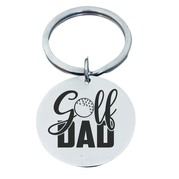 Golf Dad Keychain