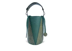 GREEN LEELY BUCKET MINI BAG