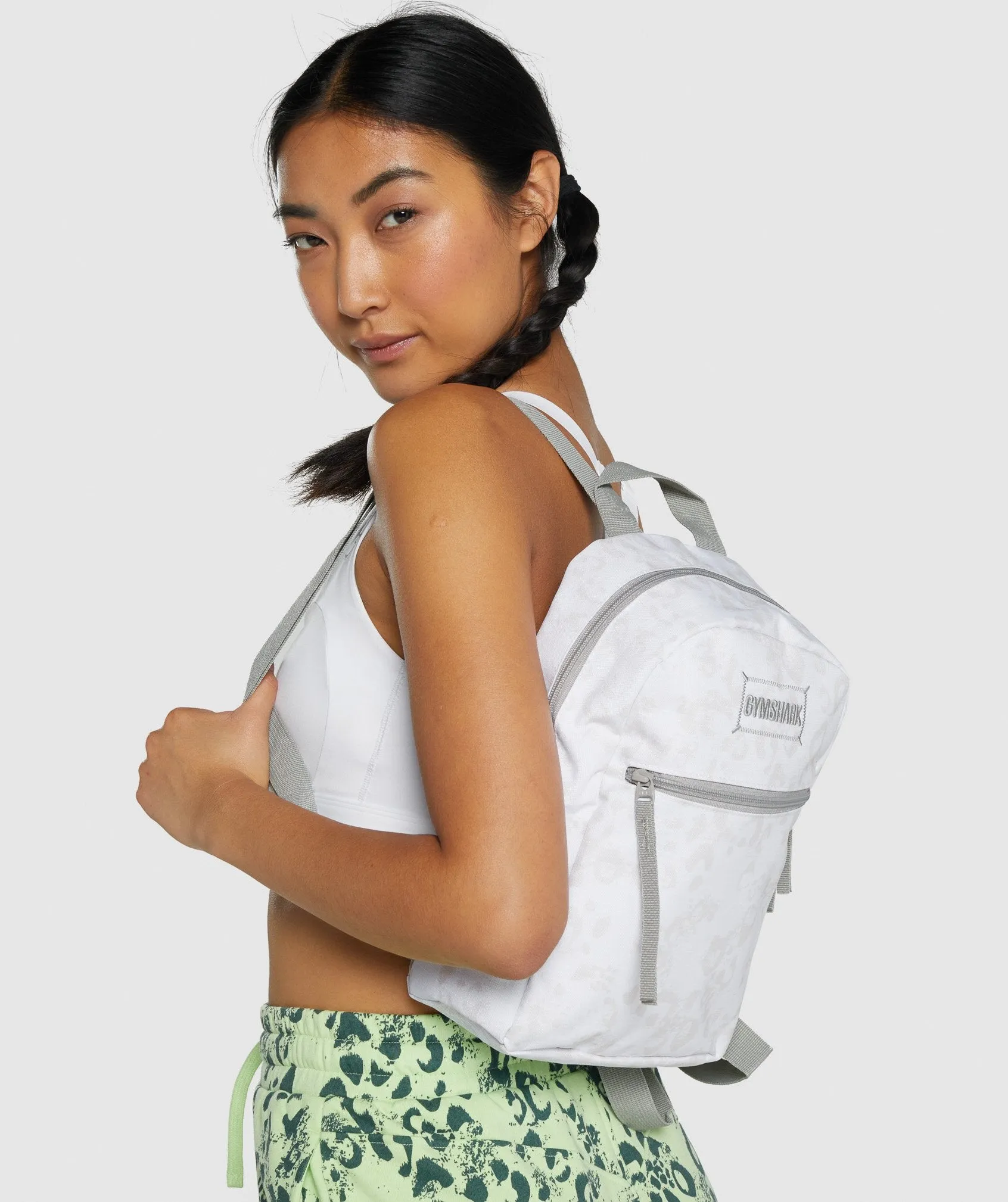 Gymshark Adapt Animal Mini Lifestyle Backpack - White/Cream