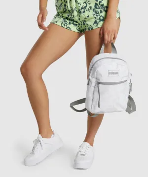 Gymshark Adapt Animal Mini Lifestyle Backpack - White/Cream