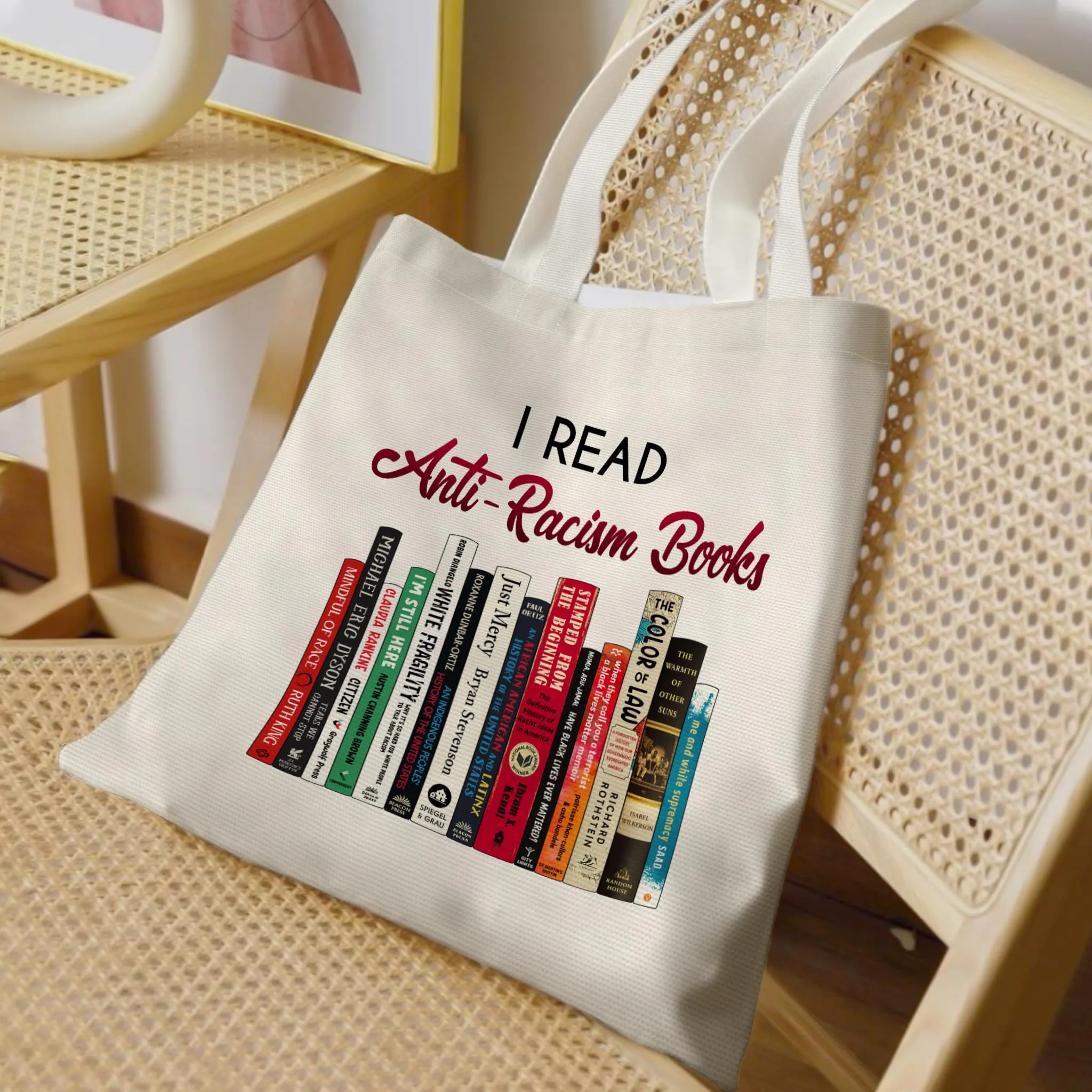 I Read Anti-Racism Books 2 Book Lovers Gift TBW315