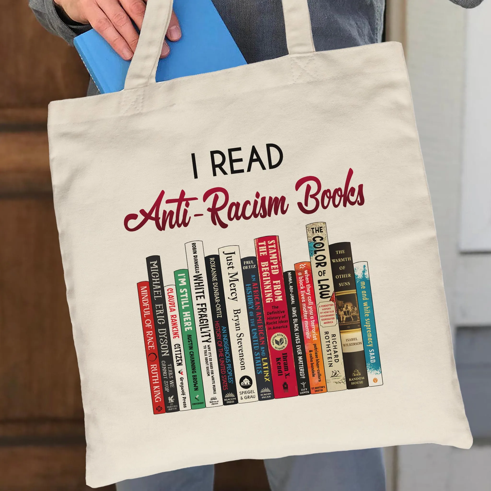 I Read Anti-Racism Books 2 Book Lovers Gift TBW315