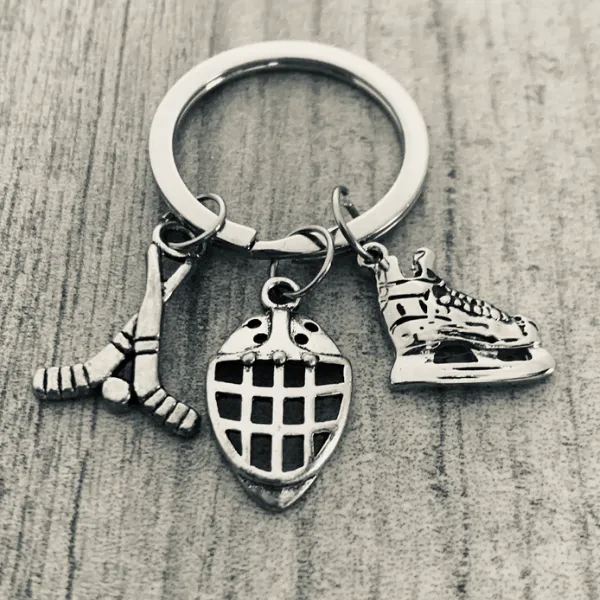 Ice Hockey Goalie Keychain - Pick Charm