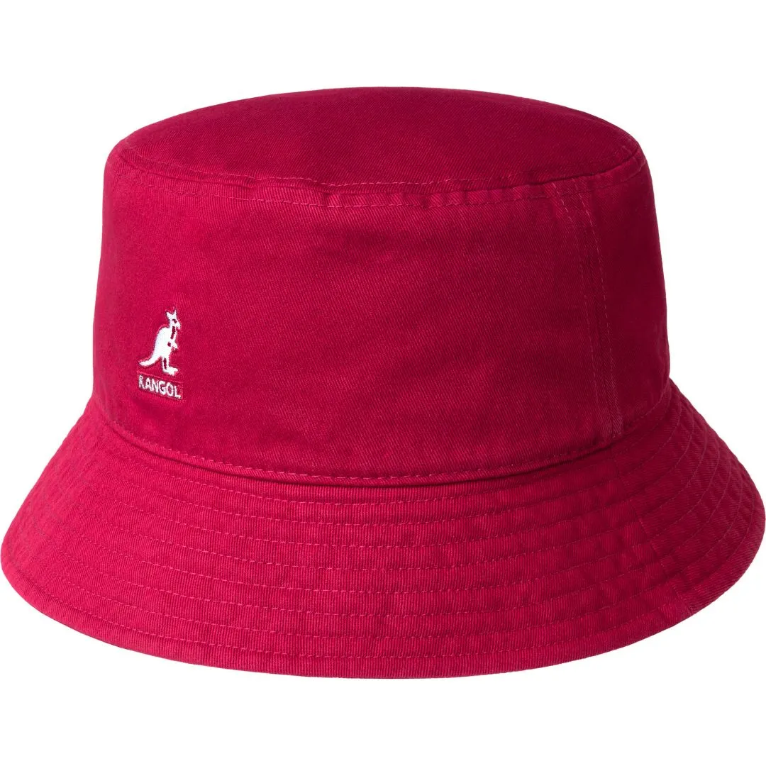 Kangol Washed Bucket Cranberry