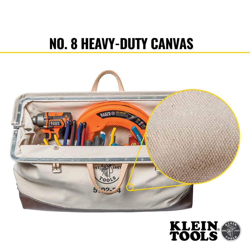 Klein 510224 Canvas Tool Bag, 24"