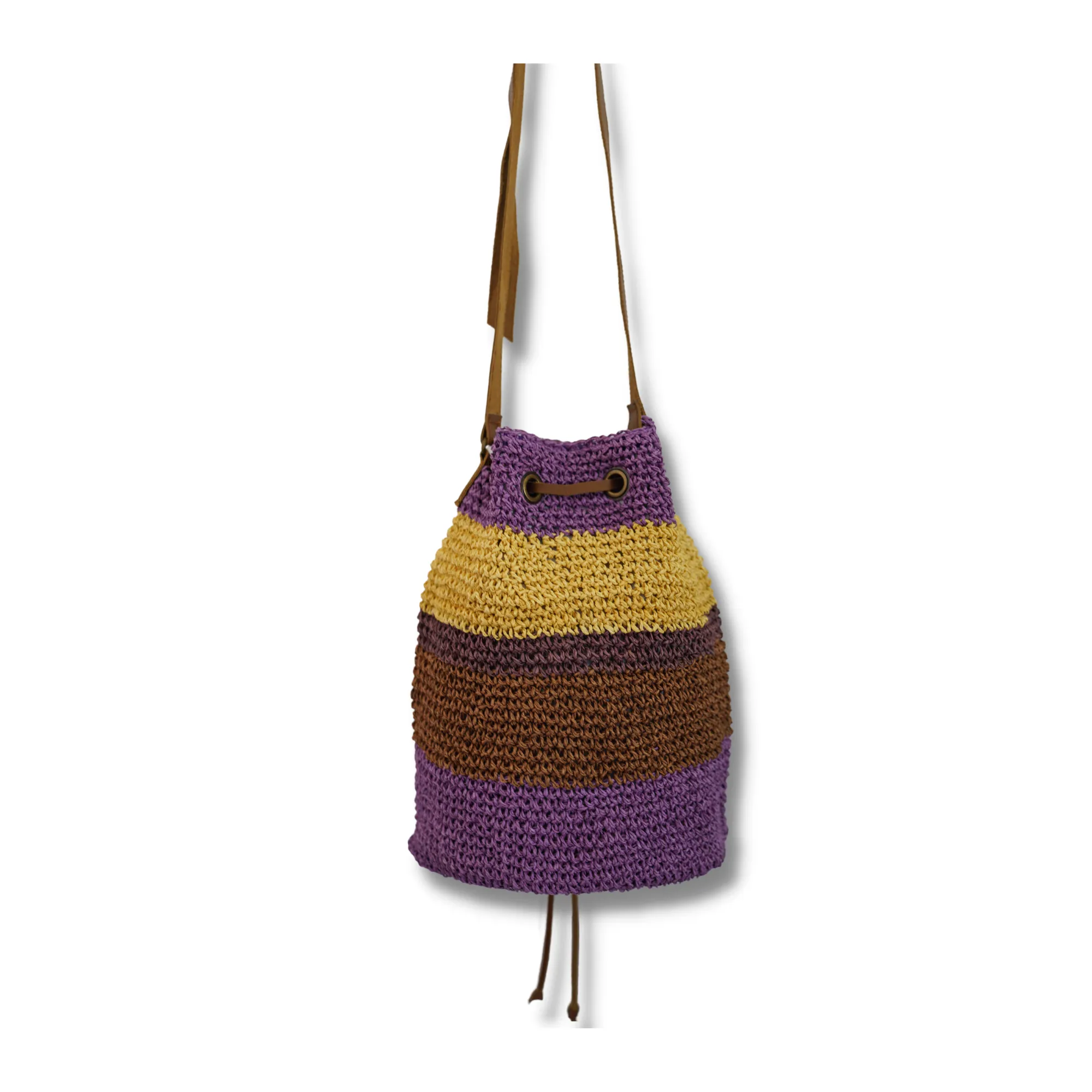 Leah Woven Crossbody Bag