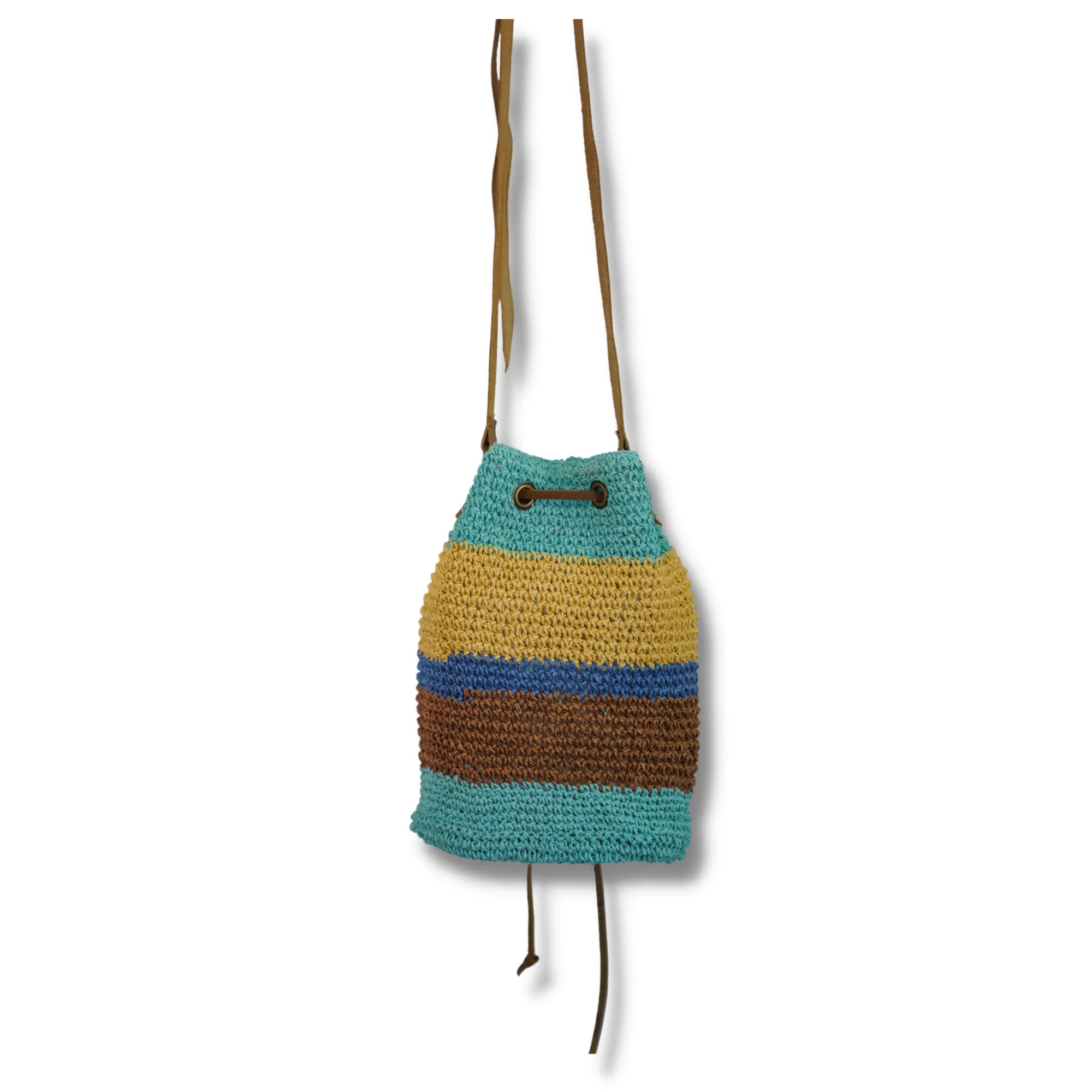 Leah Woven Crossbody Bag