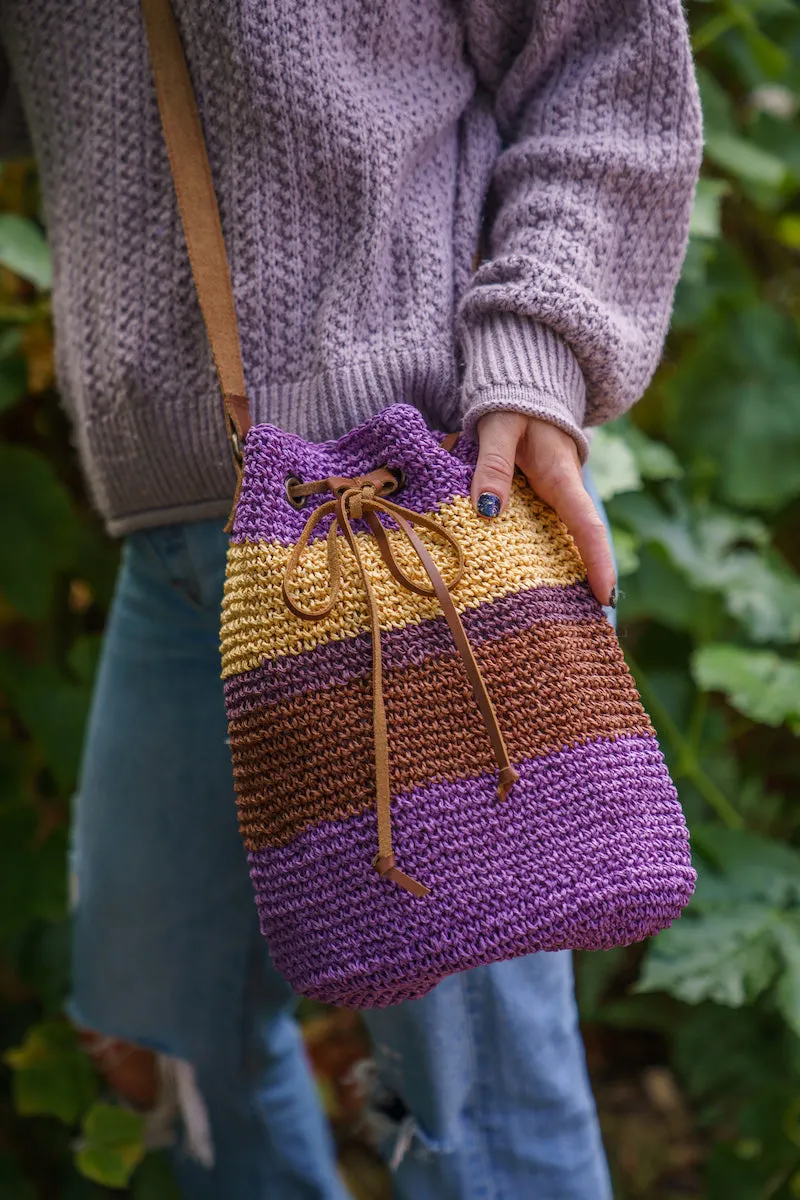 Leah Woven Crossbody Bag