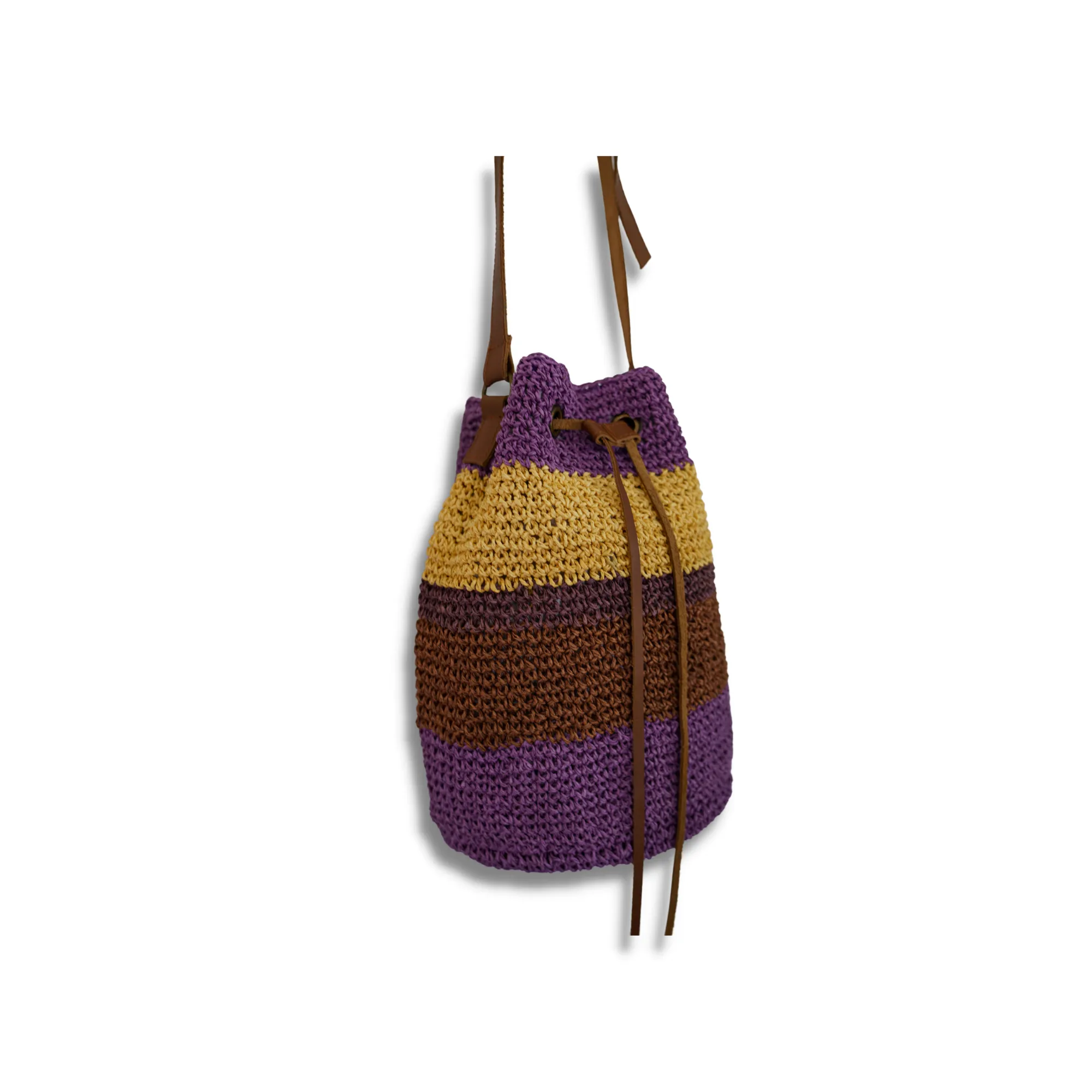 Leah Woven Crossbody Bag