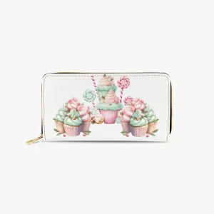 Long Type Zipper Purse, Sweet Treats, awd-1352