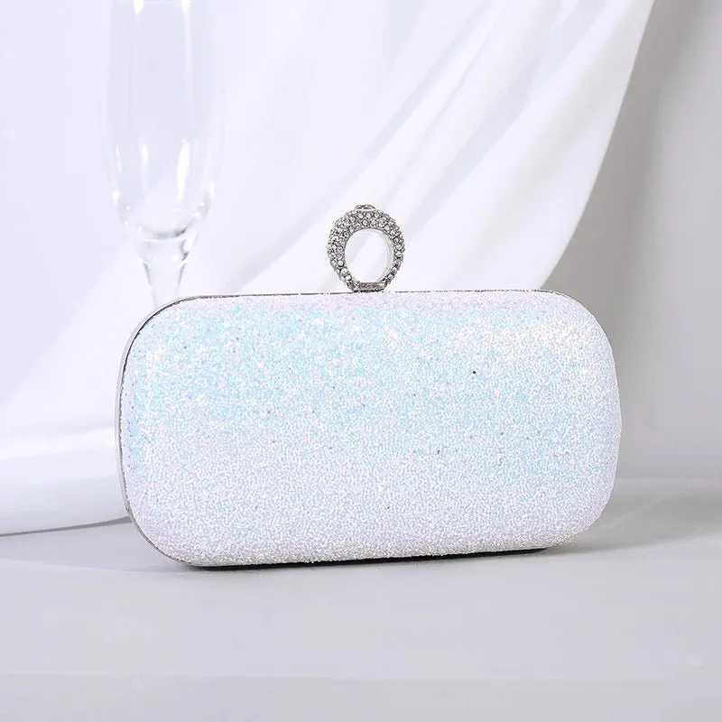 Luxy Moon Colorful Sequin Women's Clutch Bag Party Chain Shoulder Purse