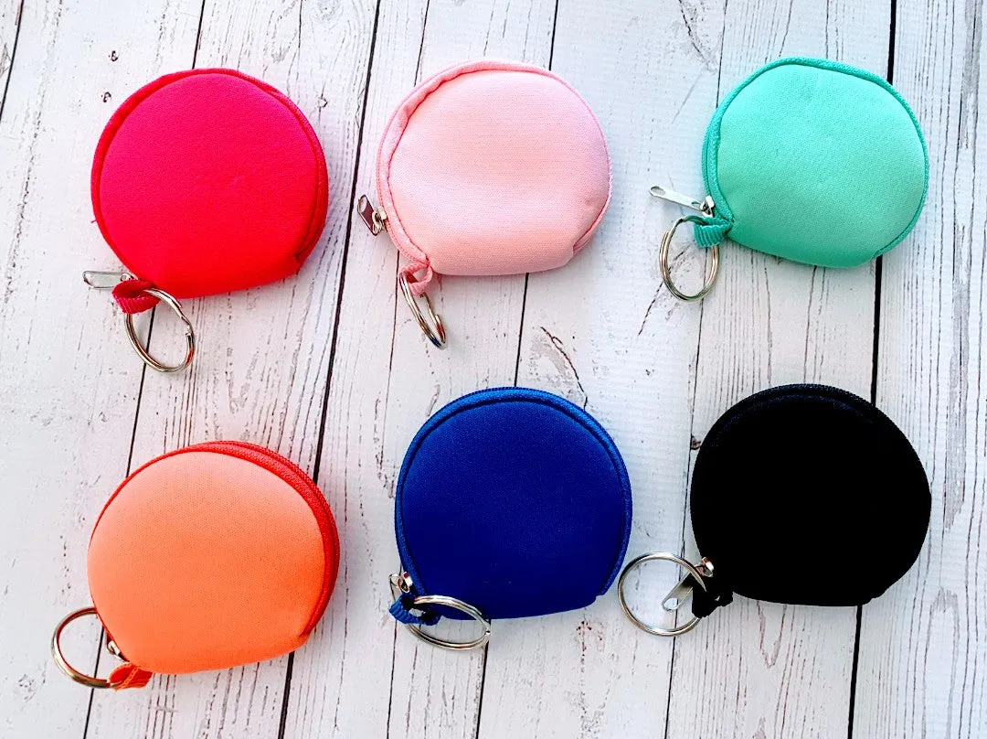 Mask Holder Keychain Pouch