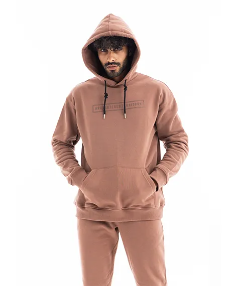 Men's High Neck Pajama - Cacao