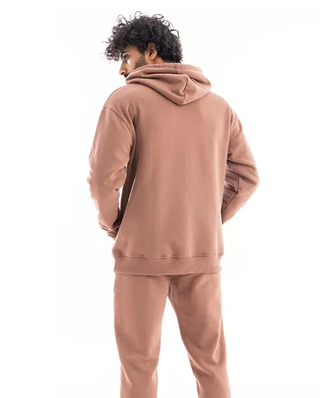 Men's High Neck Pajama - Cacao