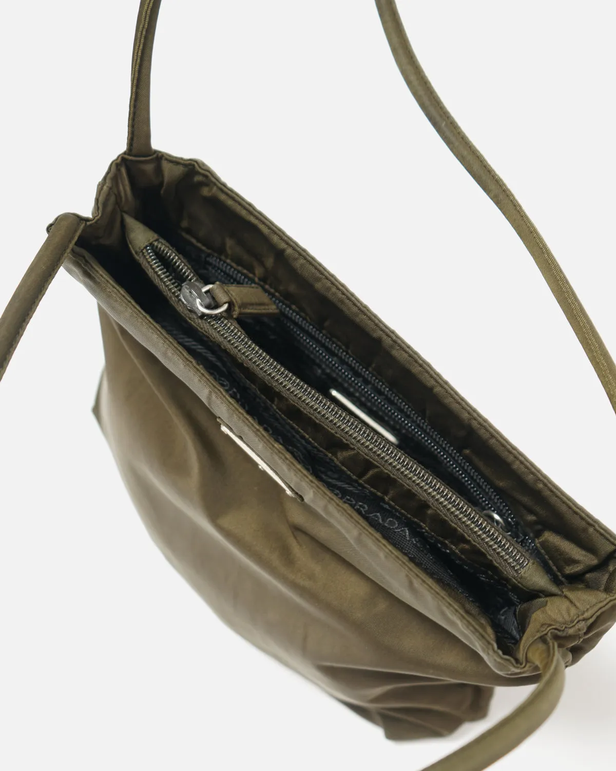 Nylon Hand Bag Khaki